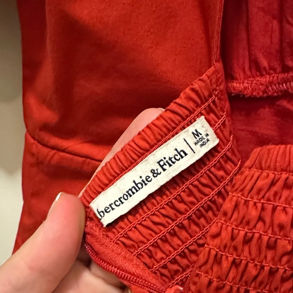 Abercrombie & Fitch Bold Red Midi Dress - Picture 5 of 6